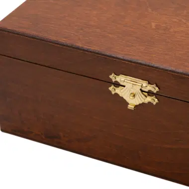 Coffret de Rangement en Bois de Bouleau (Hauteur de Roi = 8 cm)