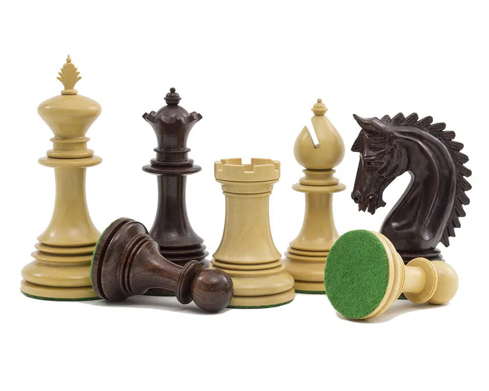 Jeu d'Echecs Lemington en Bois de Rose
