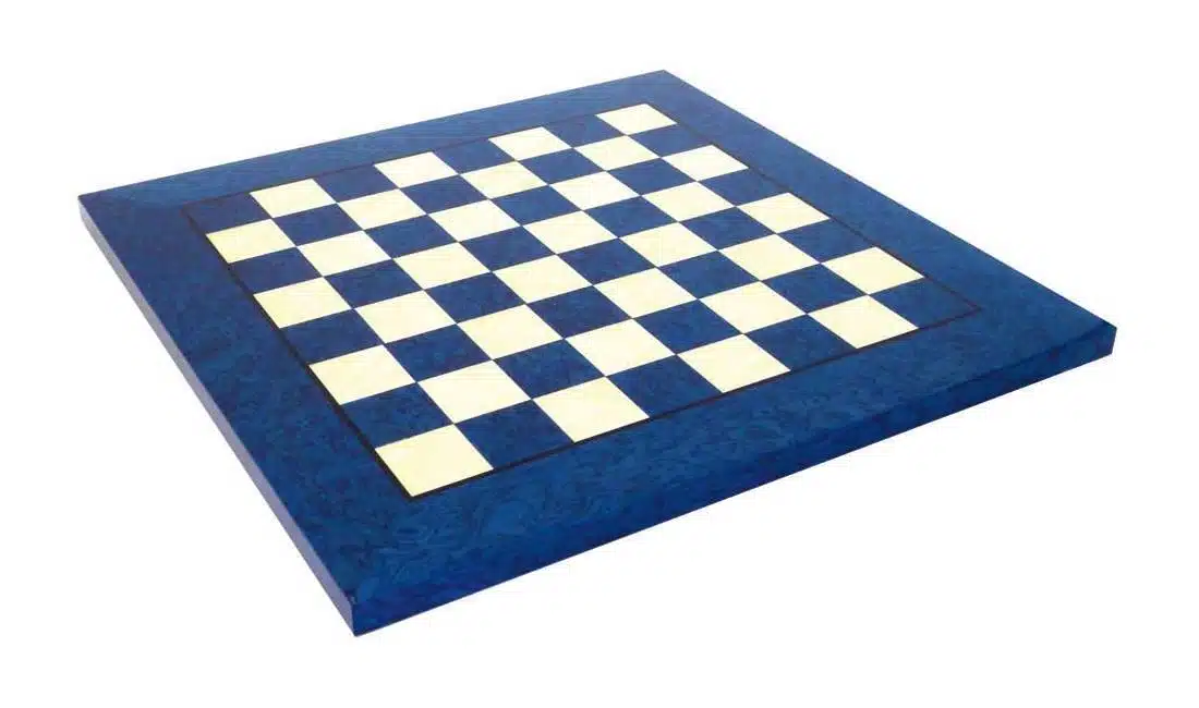 Ensemble Egypte III Echiquier en Bois d'Erable & Jeu d'Echecs en Métal Massif Peint à la Man – Image 11