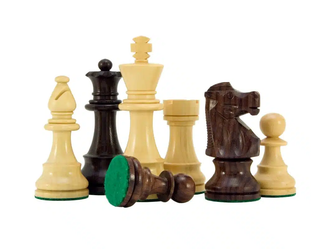 Jeu d'Echecs Staunton "Chevalier" en Bois de Rose – Image 2