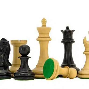 Jeu d'Echecs "Souverain II" en Bois d'Ebène – Image 2