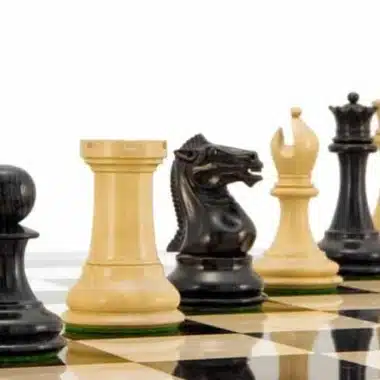 Jeu d'Echecs "Souverain II" en Bois d'Ebène – Image 5