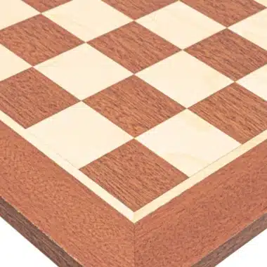 Ensemble Ile de Lewis Echiquier en Bois d'Acajou, Jeu d'Echecs Ile de Lewis et Coffret de Rangement – Image 5