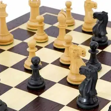 Ensemble "Victoria" Echiquier, Jeu d'Echec en Bois
