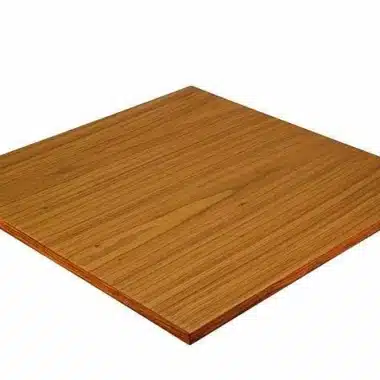 Coffret de rangement en bois de rose doré, vue du couvercle fermé