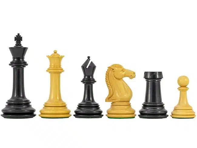 Jeu d'Echecs "Parthenon" en Bois d'Ebène et Buis