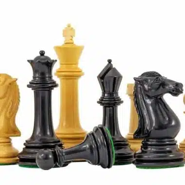 Jeu d'Echecs "Parthenon" en Bois d'Ebène et Buis – Image 2