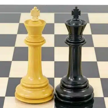 Jeu d'Echecs "Parthenon" en Bois d'Ebène et Buis – Image 7