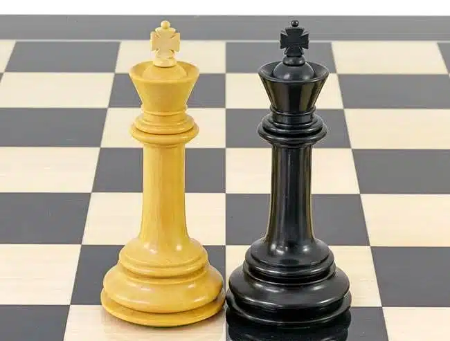Jeu d'Echecs "Parthenon" en Bois d'Ebène et Buis – Image 7