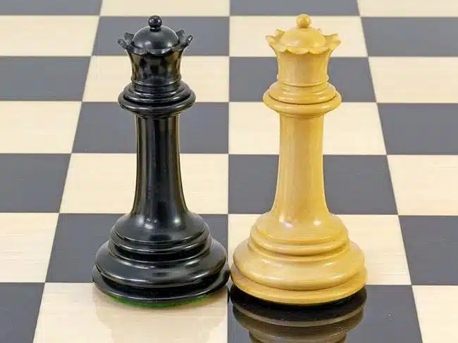 Jeu d'Echecs "Parthenon" en Bois d'Ebène et Buis – Image 6