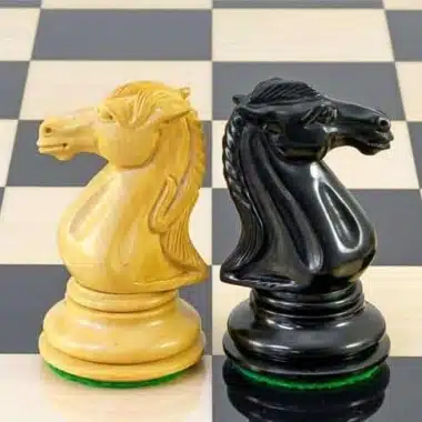 Jeu d'Echecs "Parthenon" en Bois d'Ebène et Buis – Image 5