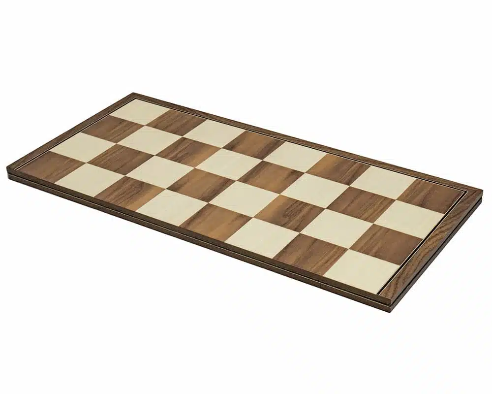 Échiquier pliable en Bois de Noyer et d'Érable