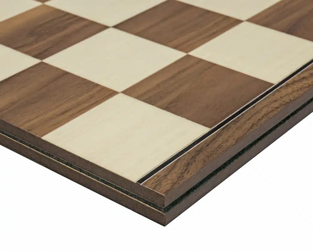 Échiquier pliable en Bois de Noyer et d'Érable