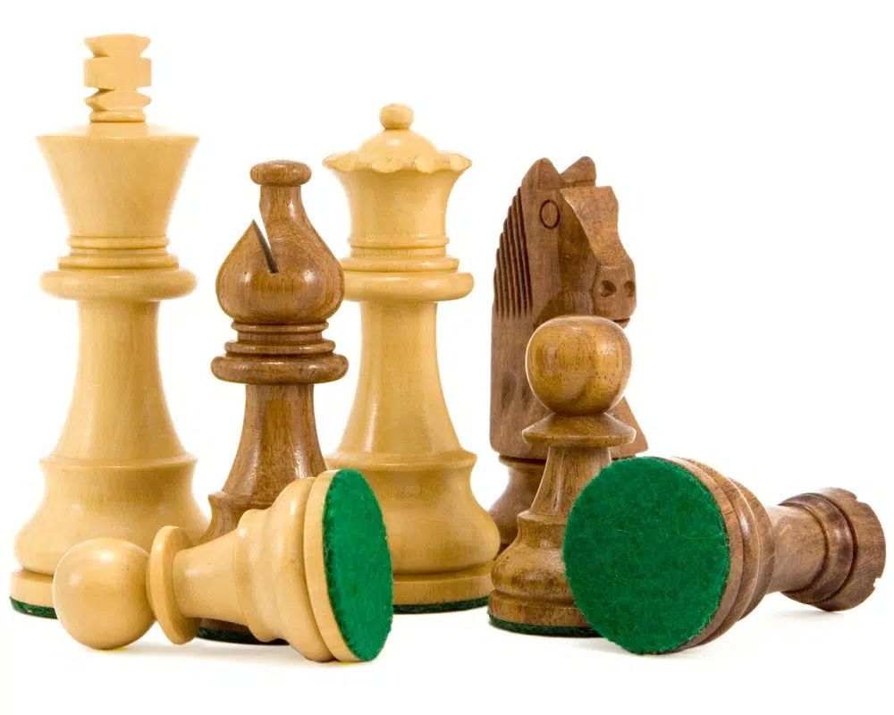 Jeu d'Échecs Staunton en Bois de Sheesham et Bois de Buis