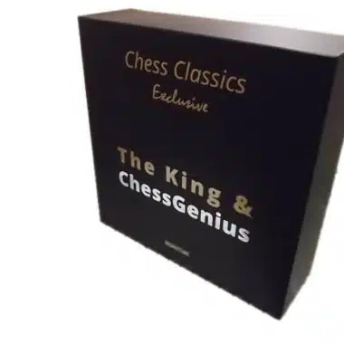 Coffret noir du jeu d'échecs électronique Chess Classics Exclusive fermé