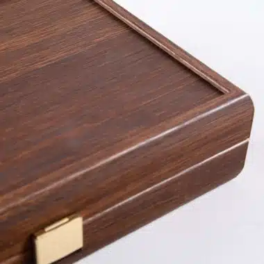 Set de Domino - Coffret en Bois de Noyer Foncé – Image 4