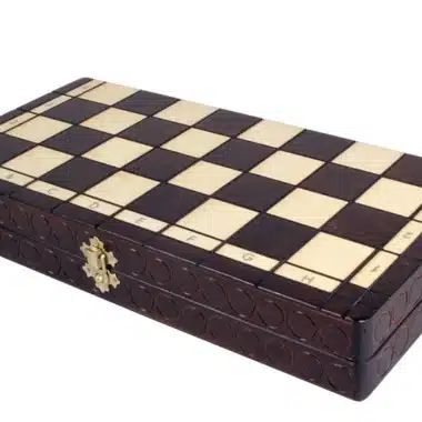 Jeu d'Echecs Pliable en Bois Pearl – Image 9