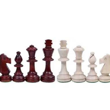 Echiquier Pliant et Jeu d'Echecs en Bois Taille 5 – Image 9