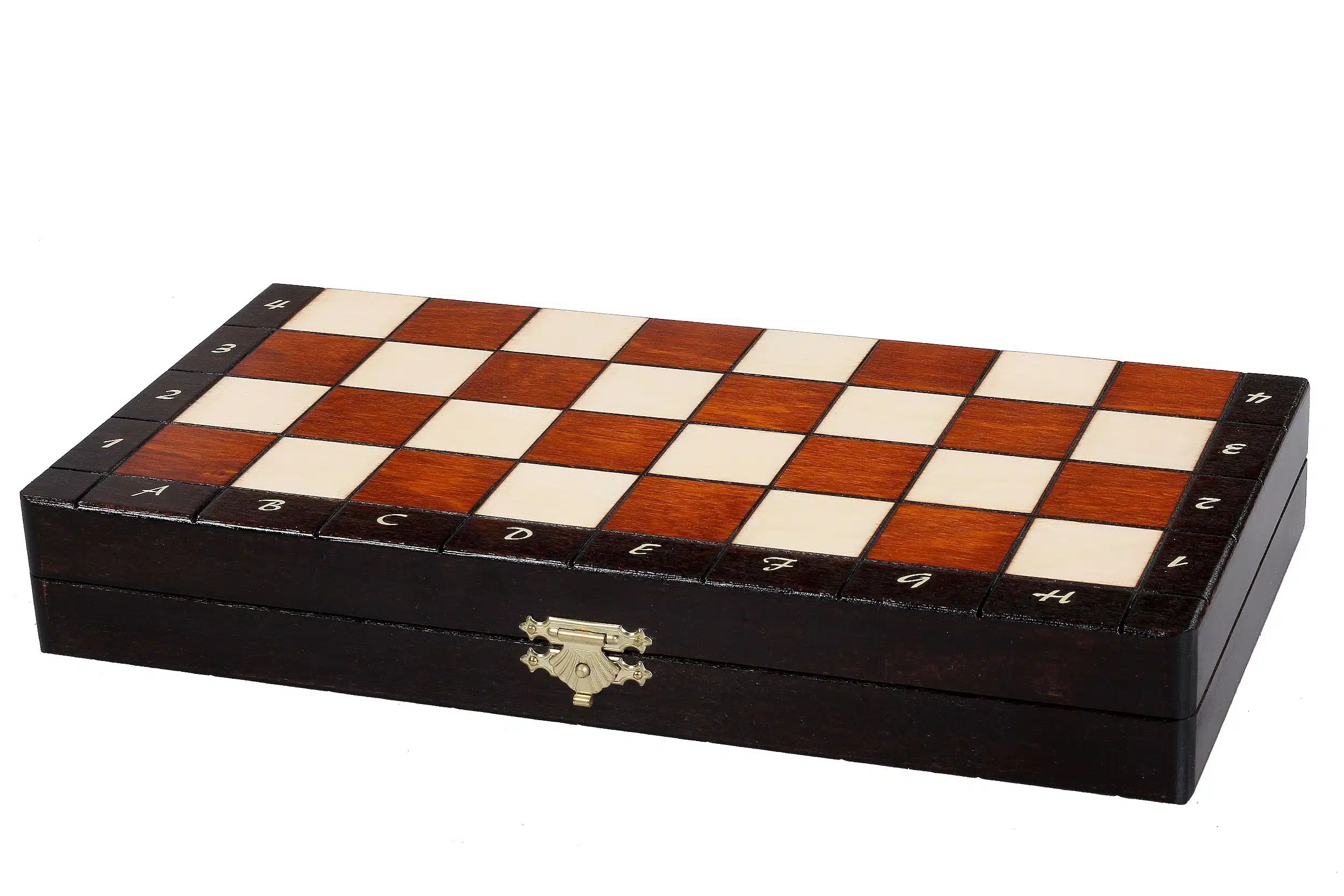 Petit Jeu d'Echecs Magnetique en Bois avec Rangement – Image 9