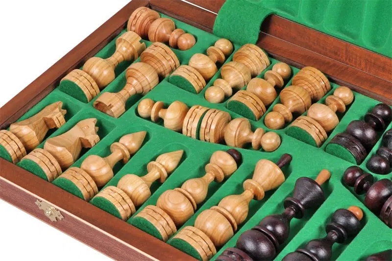 Grand Jeu d'Echecs Pliable avec Rangement – Image 7
