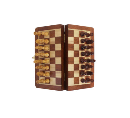 Jeu d&rsquo;Echecs en Bois et Magnétique Staunton – 5 Tailles