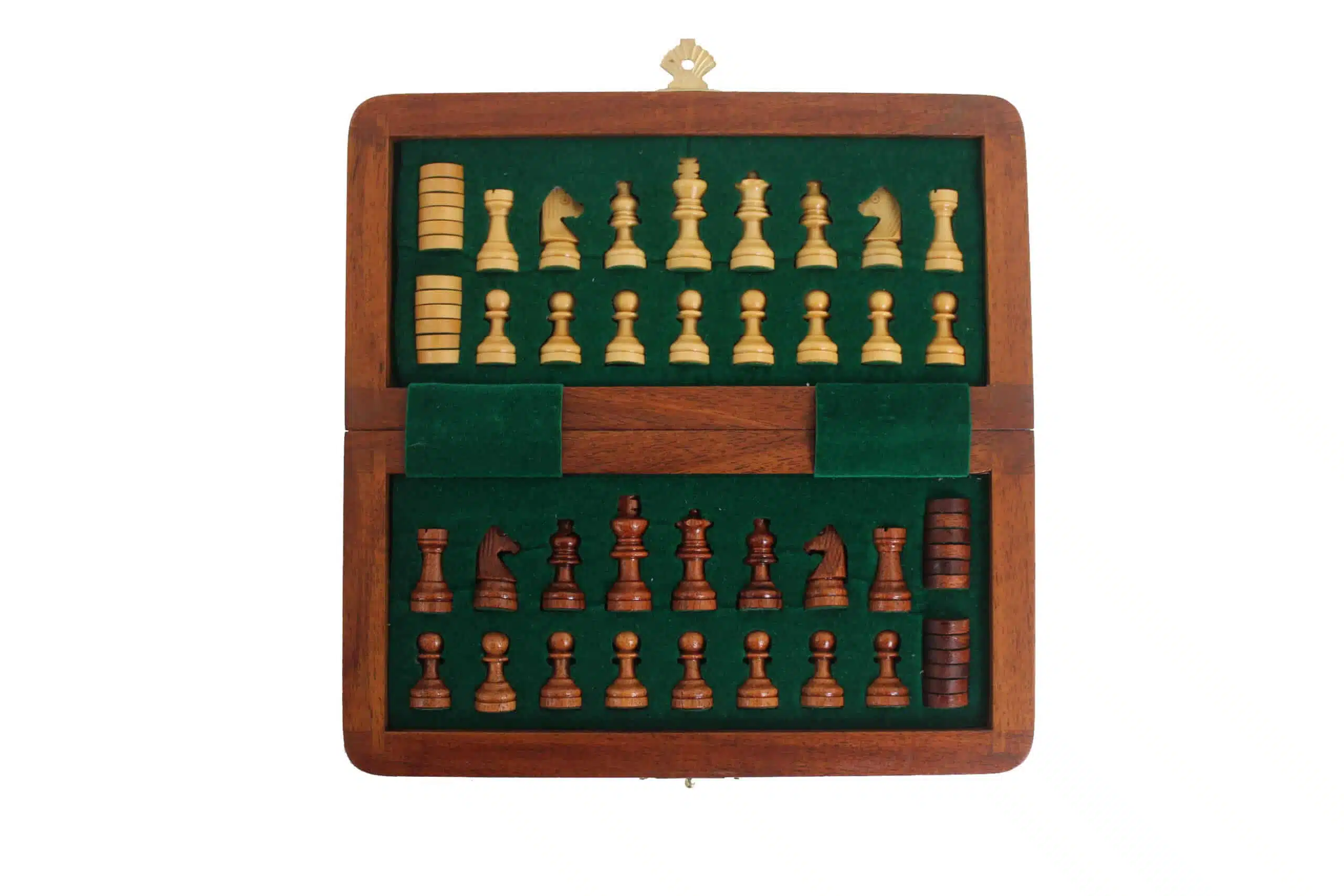 Jeu d'Echecs et Jeu de Dame en Bois et Magnétique - 4 Dimensions – Image 3