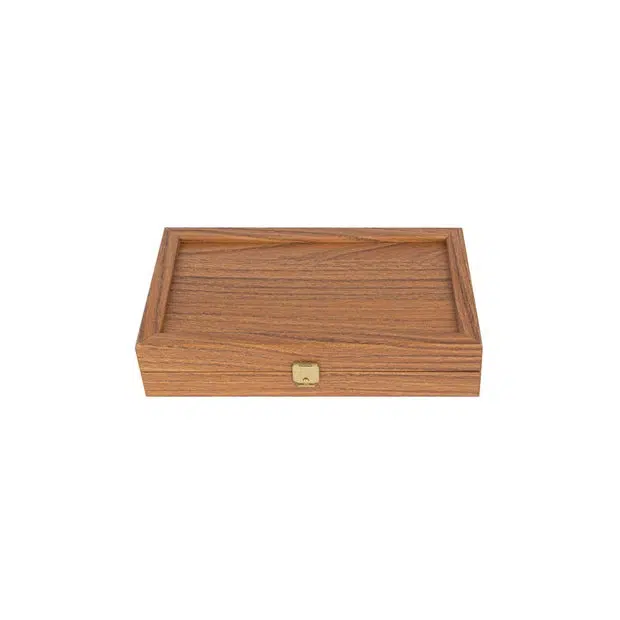 Backgammon en Replique de Bois de Chêne et Noyer - Set de jeu de Backgammon disponible en 4 dimensions – Image 2