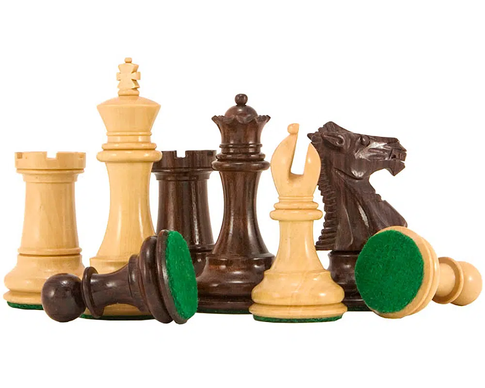 Sommet des rois du jeu d'échecs Windsor en bois - Le Palais Des Echecs