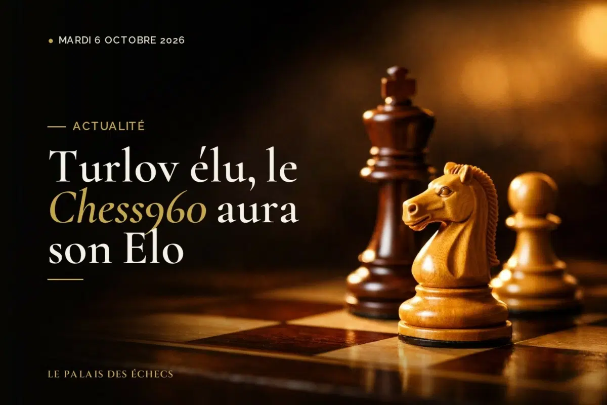 Turlov élu, le Chess960 aura son Elo